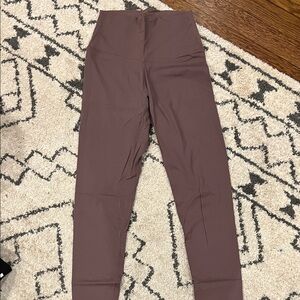 High-Waisted Mauve Leggings